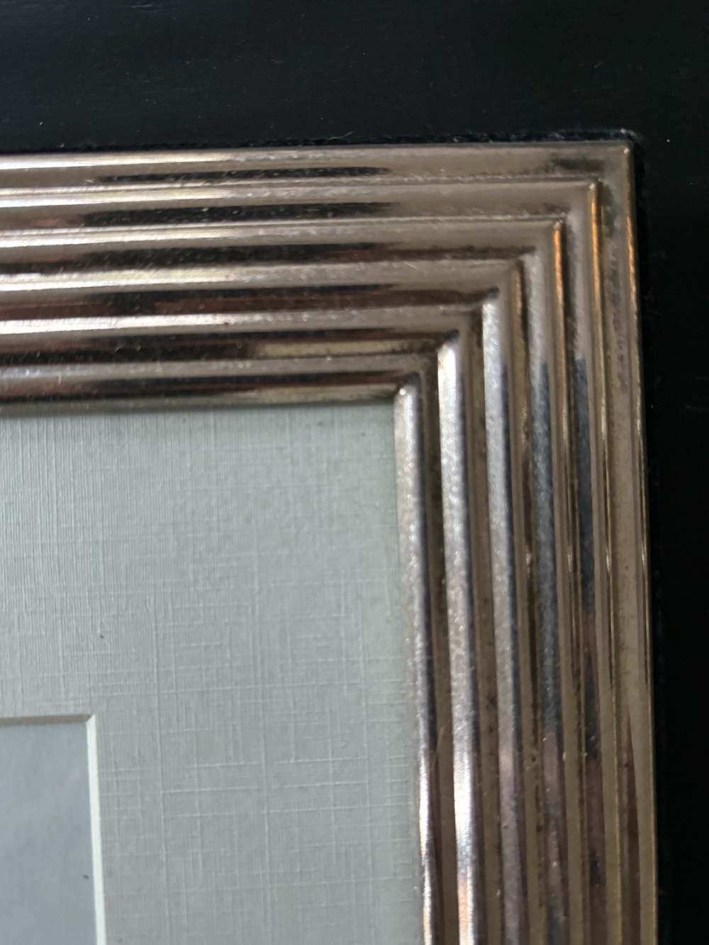 Godinger Silver Photo Picture Frame 8x10 or 5x7 with Mat Vintage Style - Picture 6 of 7